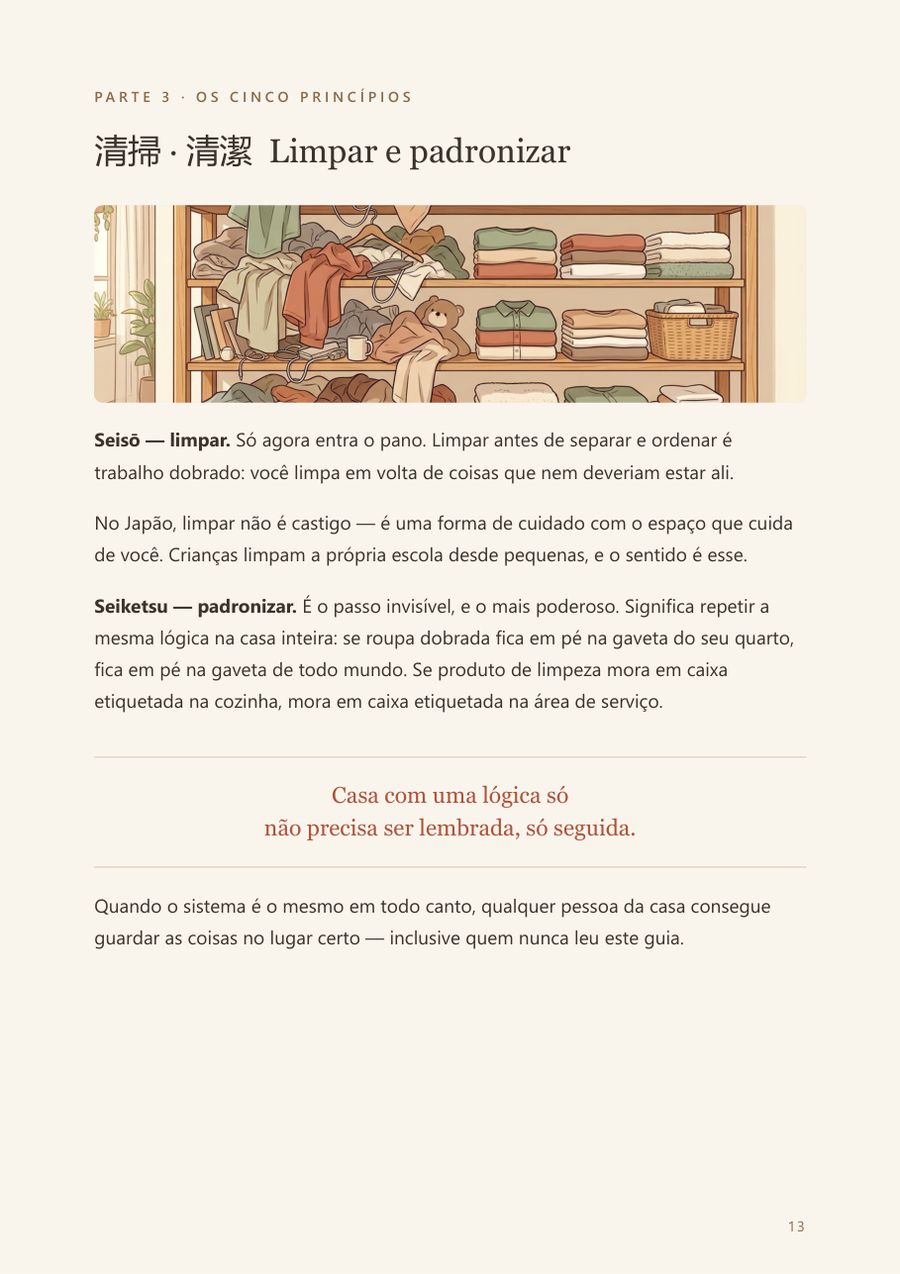 Página sobre limpar e padronizar